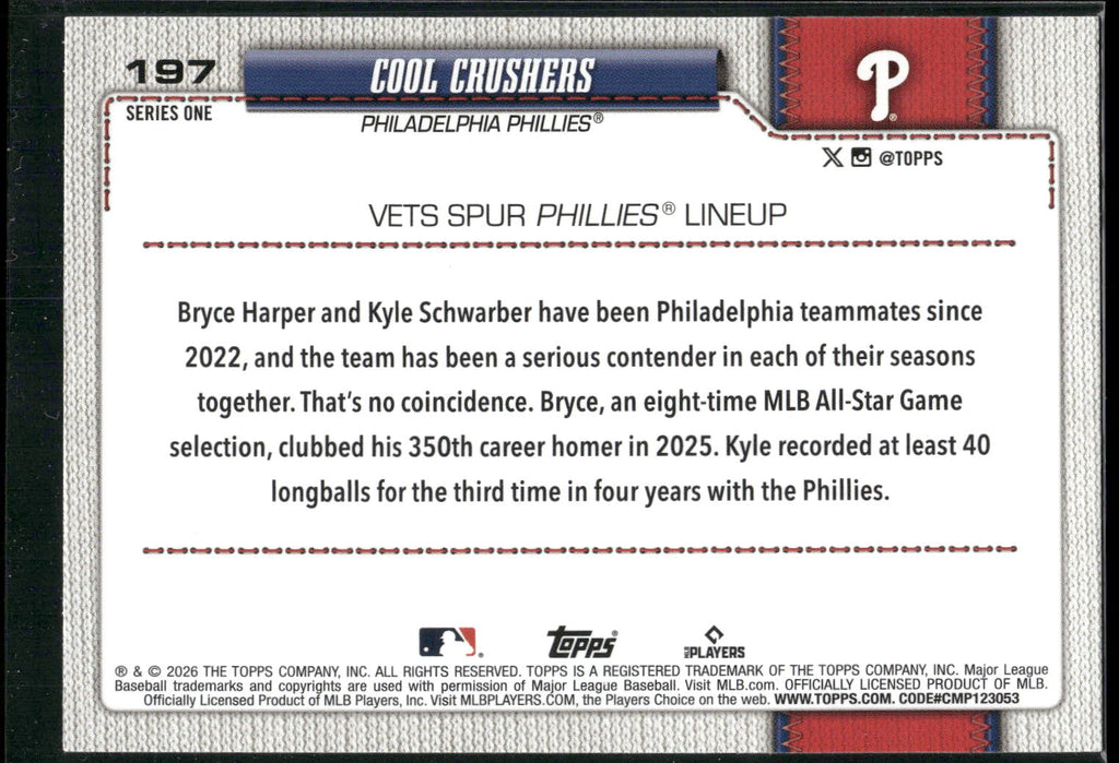 2026 Topps #197 Cool Crushers
