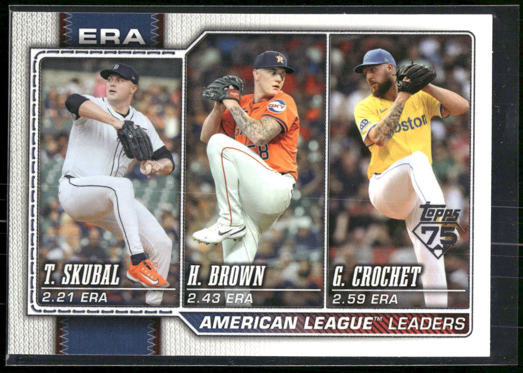 2026 Topps #327 (Tarik Skubal / Hunter Brown / Garrett Crochet)