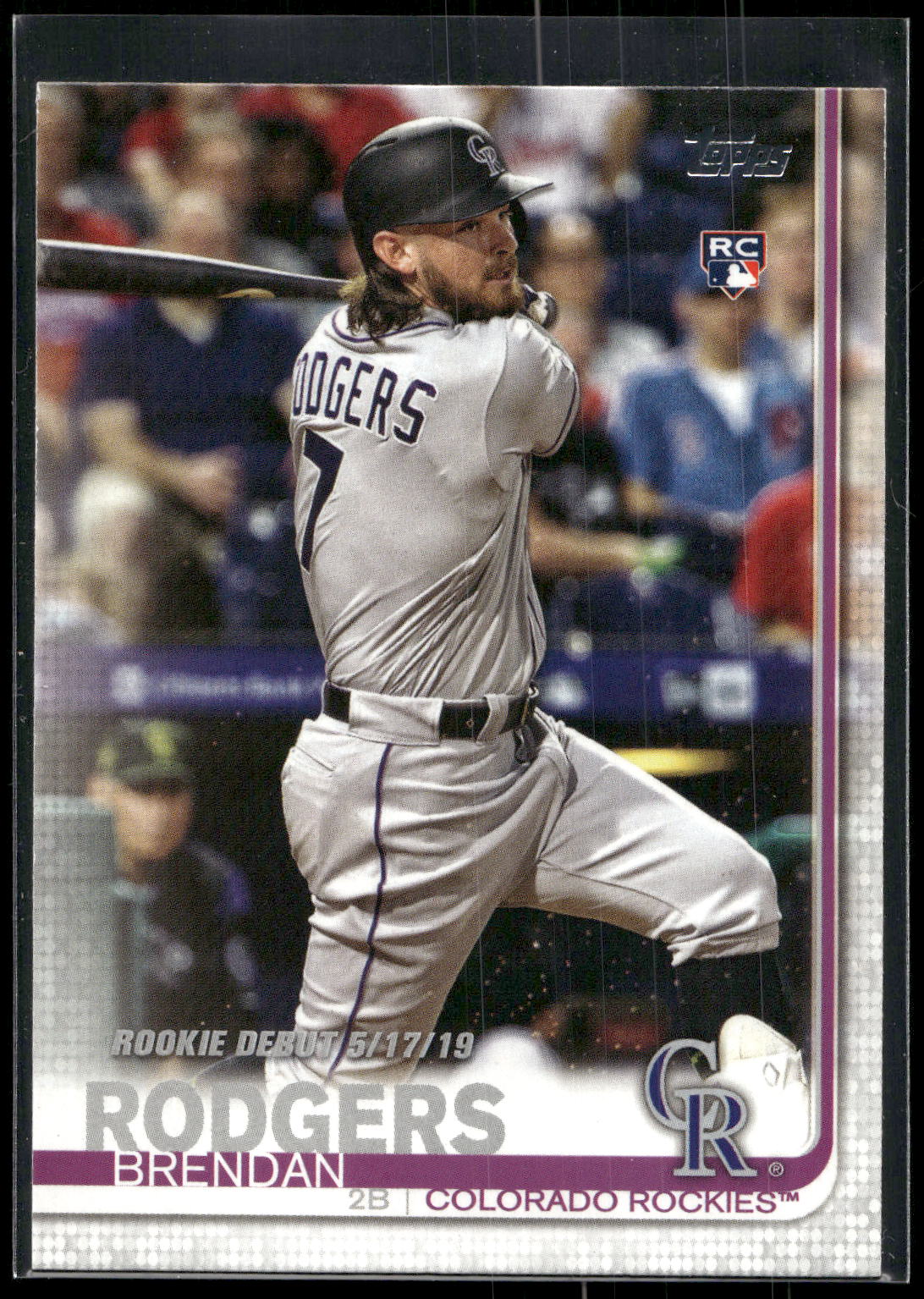 2019 Topps Update #US45 Brendan Rodgers