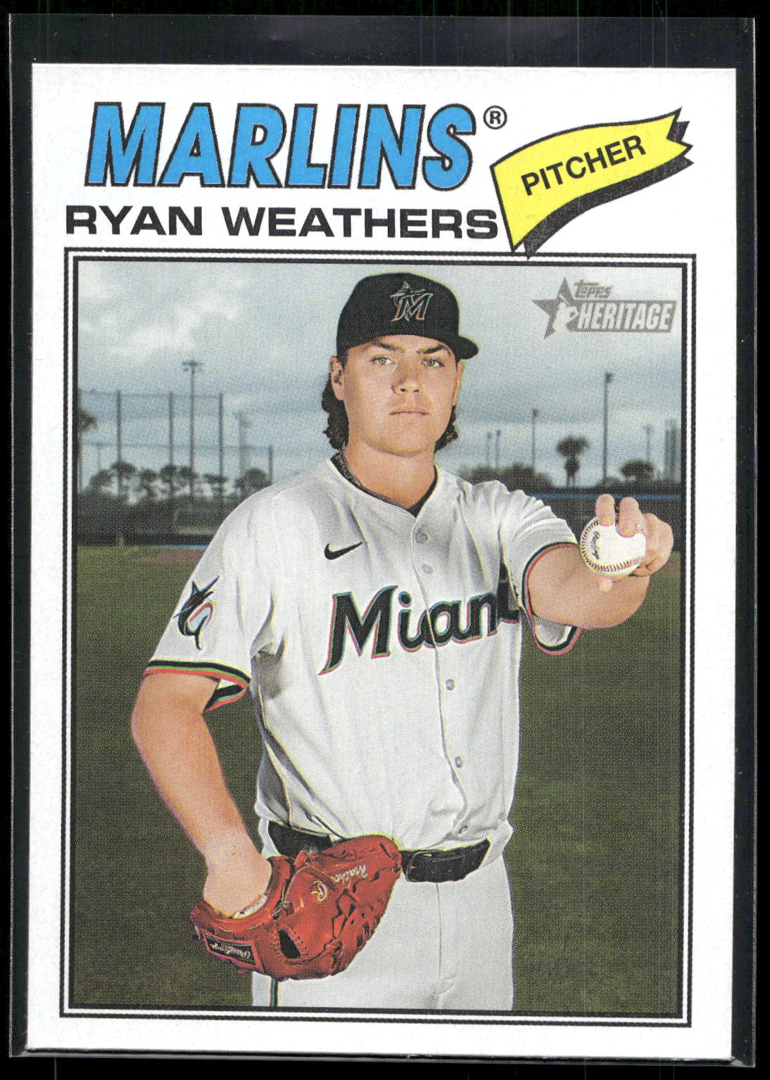 2026 Topps Heritage #307 Ryan Weathers