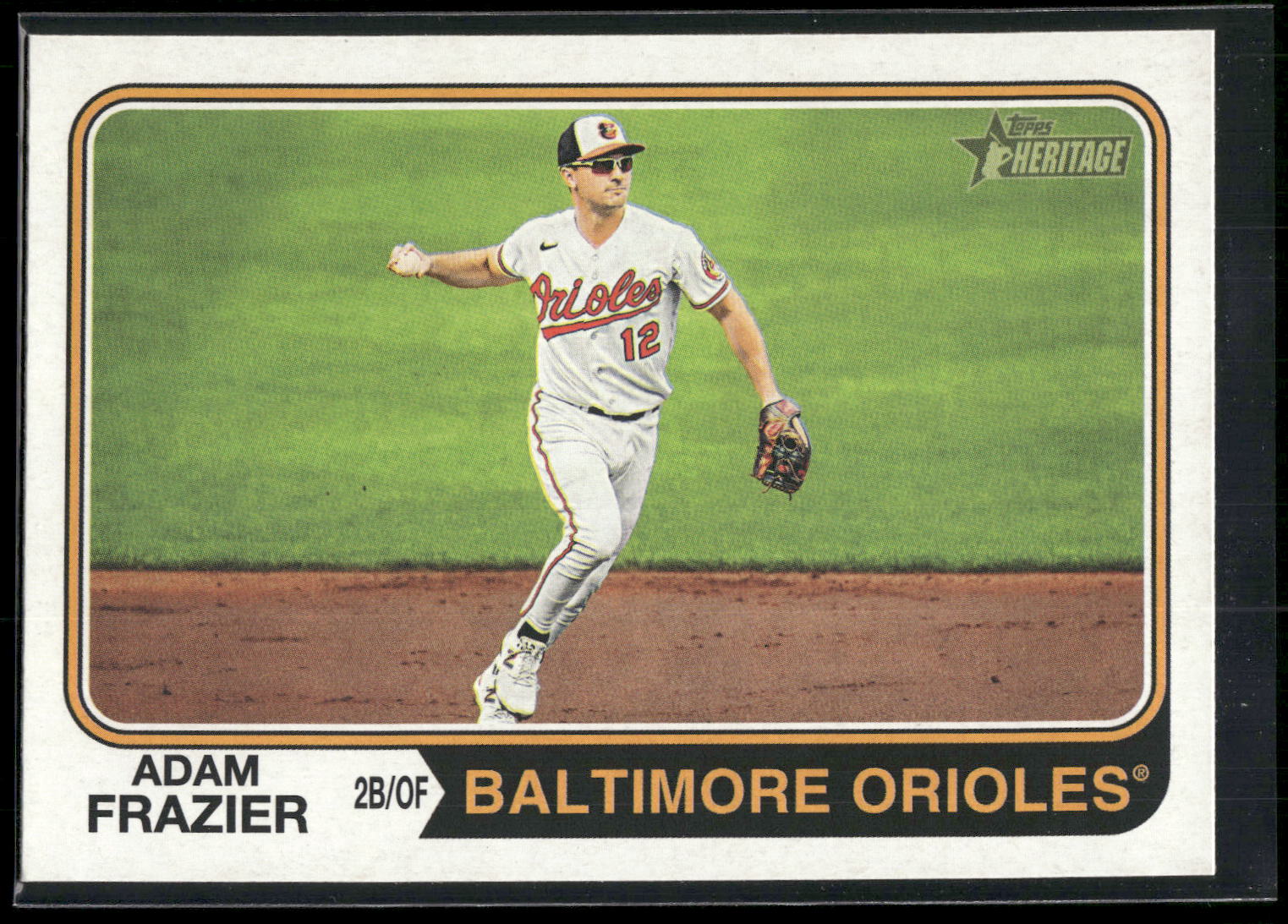2023 Topps Heritage #555 Adam Frazier