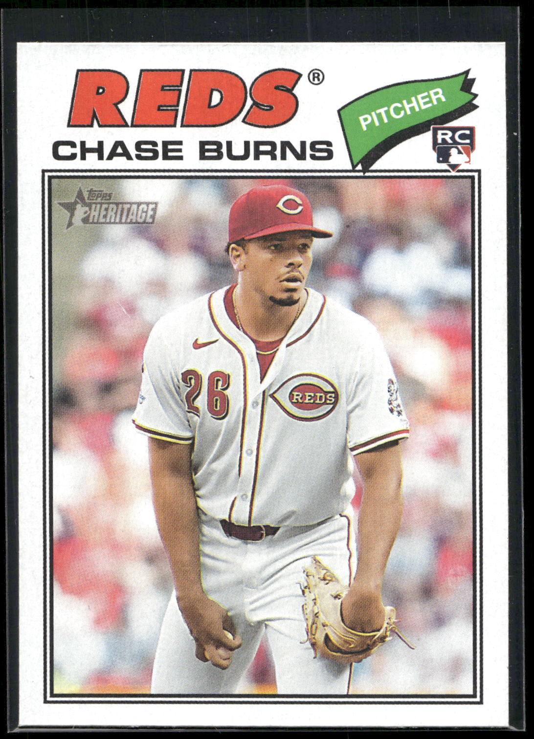 2026 Topps Heritage #212 Chase Burns
