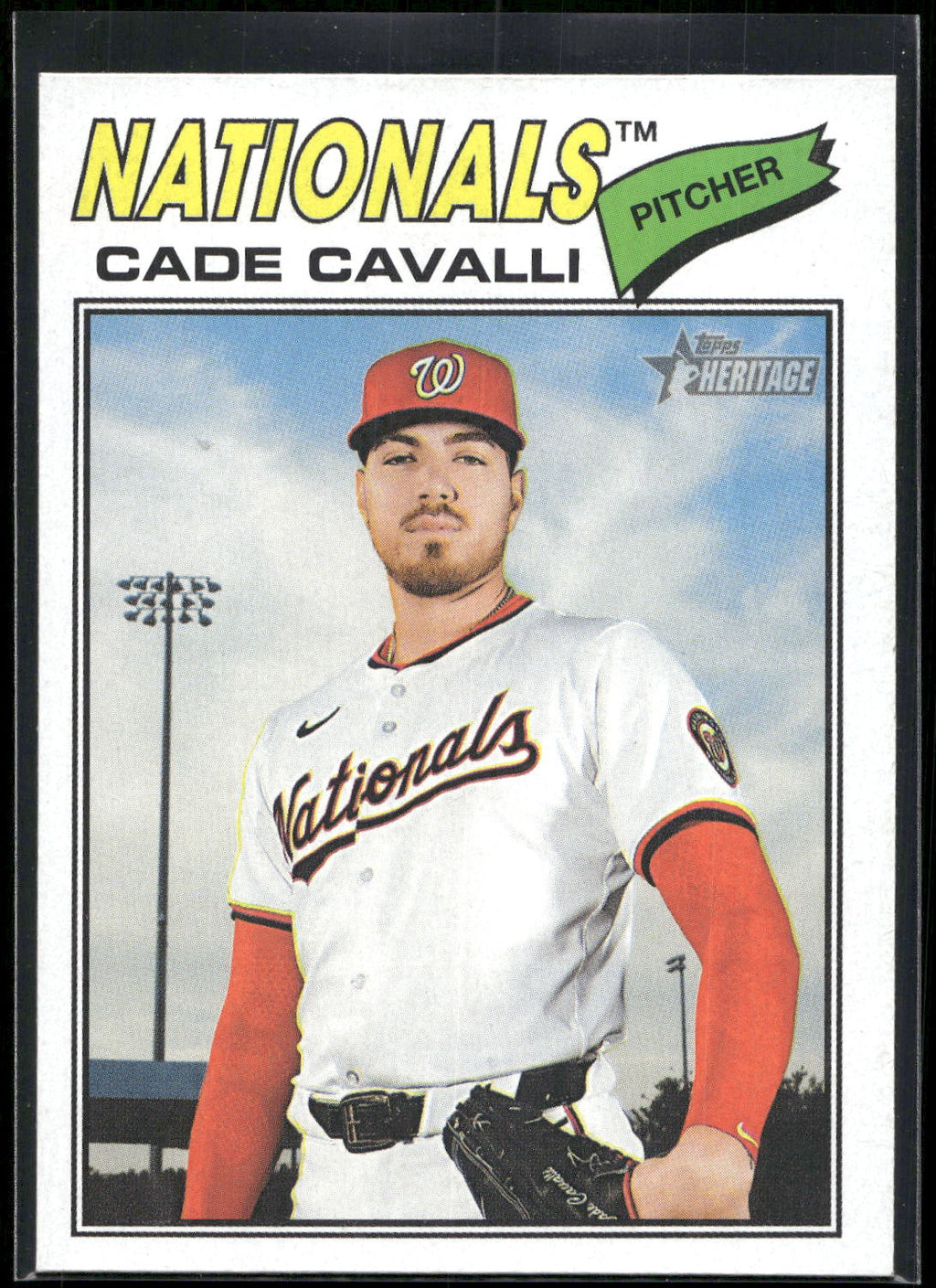 2026 Topps Heritage #68 Cade Cavalli