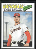2026 Topps Heritage #68 Cade Cavalli