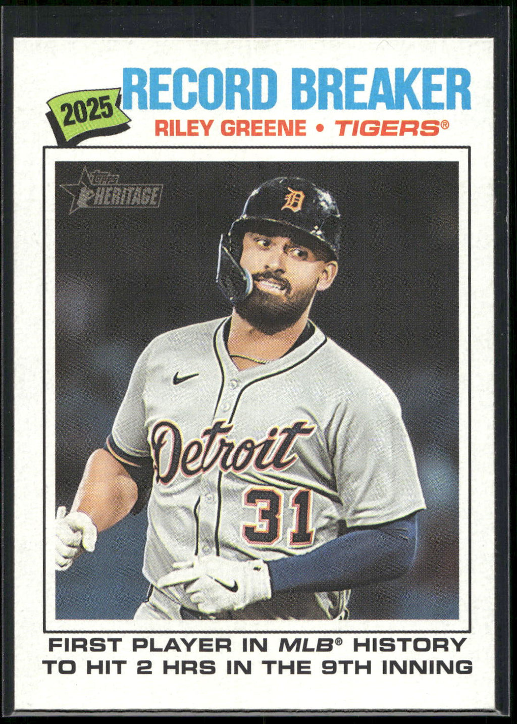 2026 Topps Heritage #234 Riley Greene