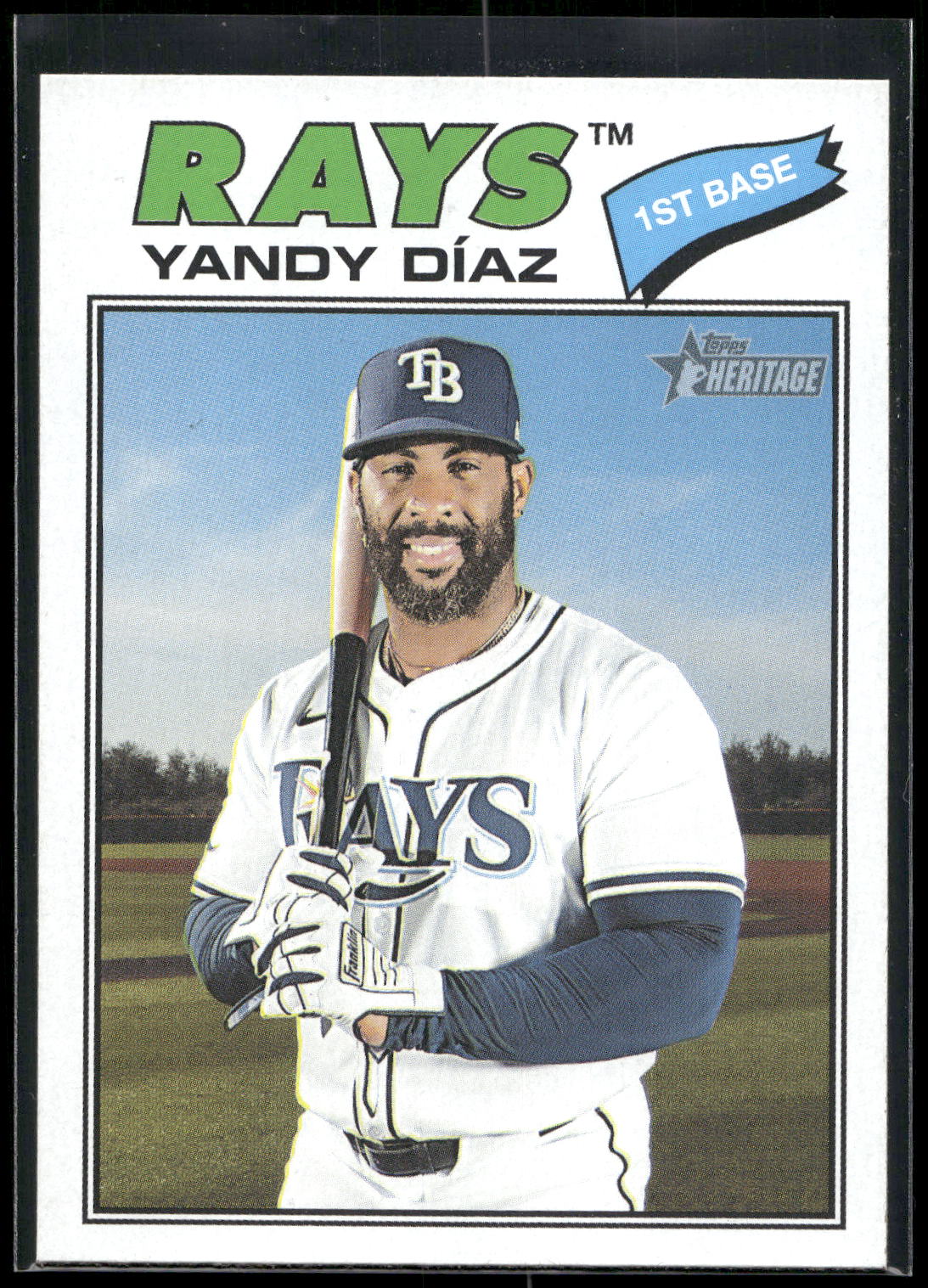 2026 Topps Heritage #47 Yandy Díaz