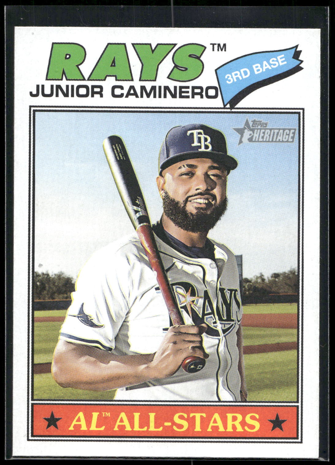 2026 Topps Heritage #380 Junior Caminero