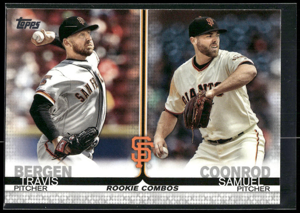 2019 Topps Update #US238 Travis Bergen / Samuel Coonrod RCOM,