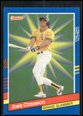 1991 Donruss #4a Jose Canseco Grand Slammers