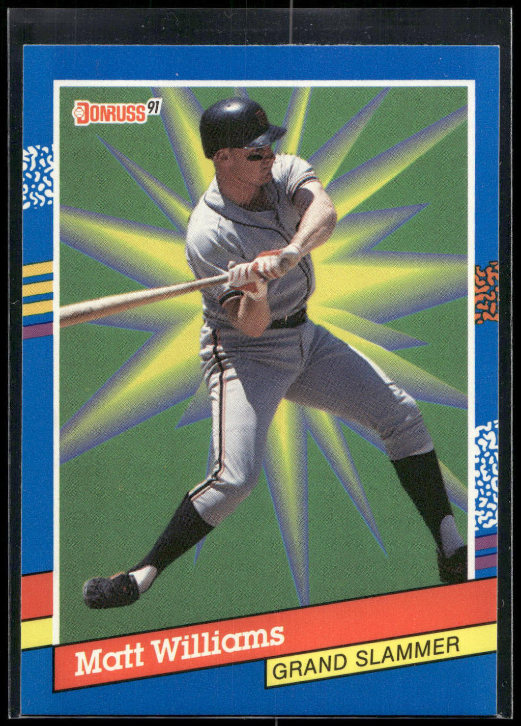 1991 Donruss #8a Matt Williams Grand Slammers