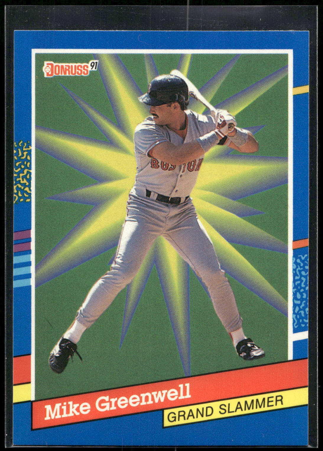 1991 Donruss #14a Mike Greenwell Grand Slammers
