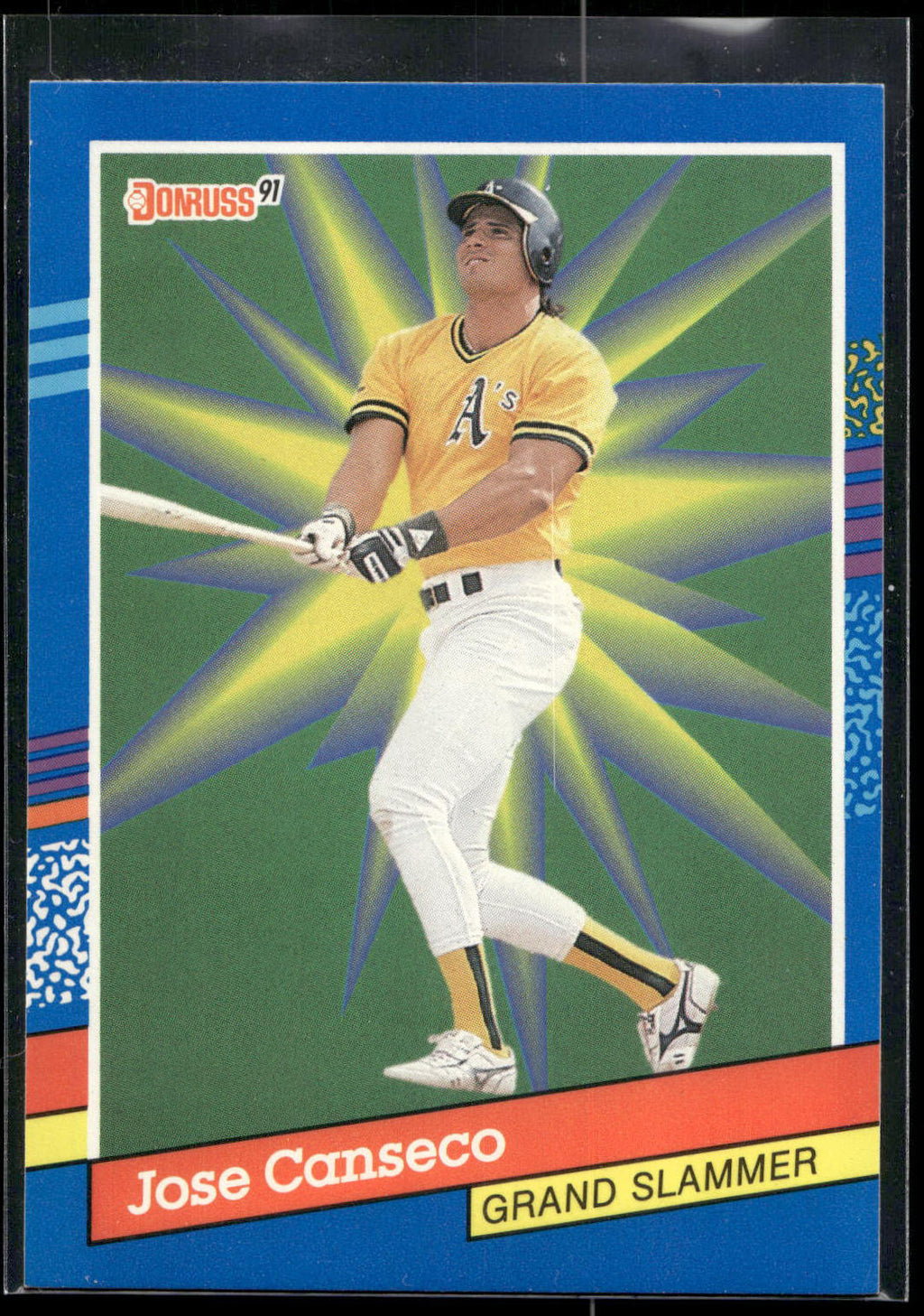 1991 Donruss #4d Jose Canseco Grand Slammers