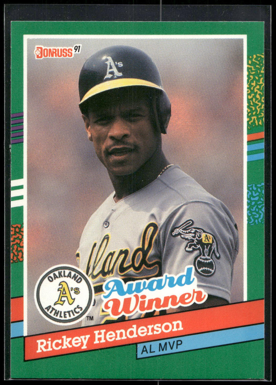 1991 Donruss #761 Rickey Henderson