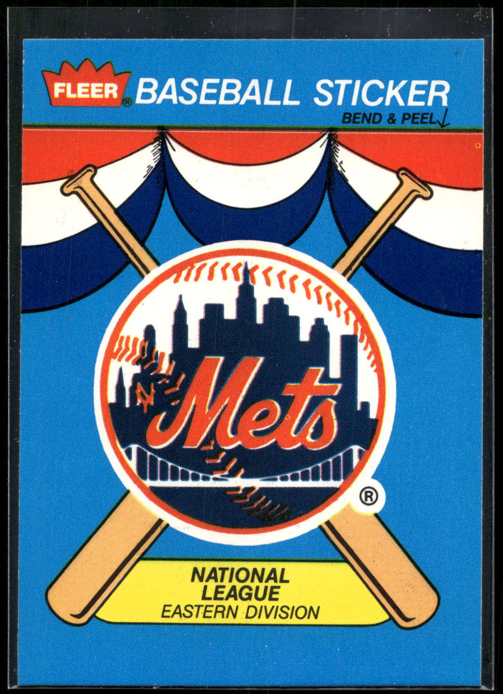 1989 Fleer #NNO New York Mets Team Stickers