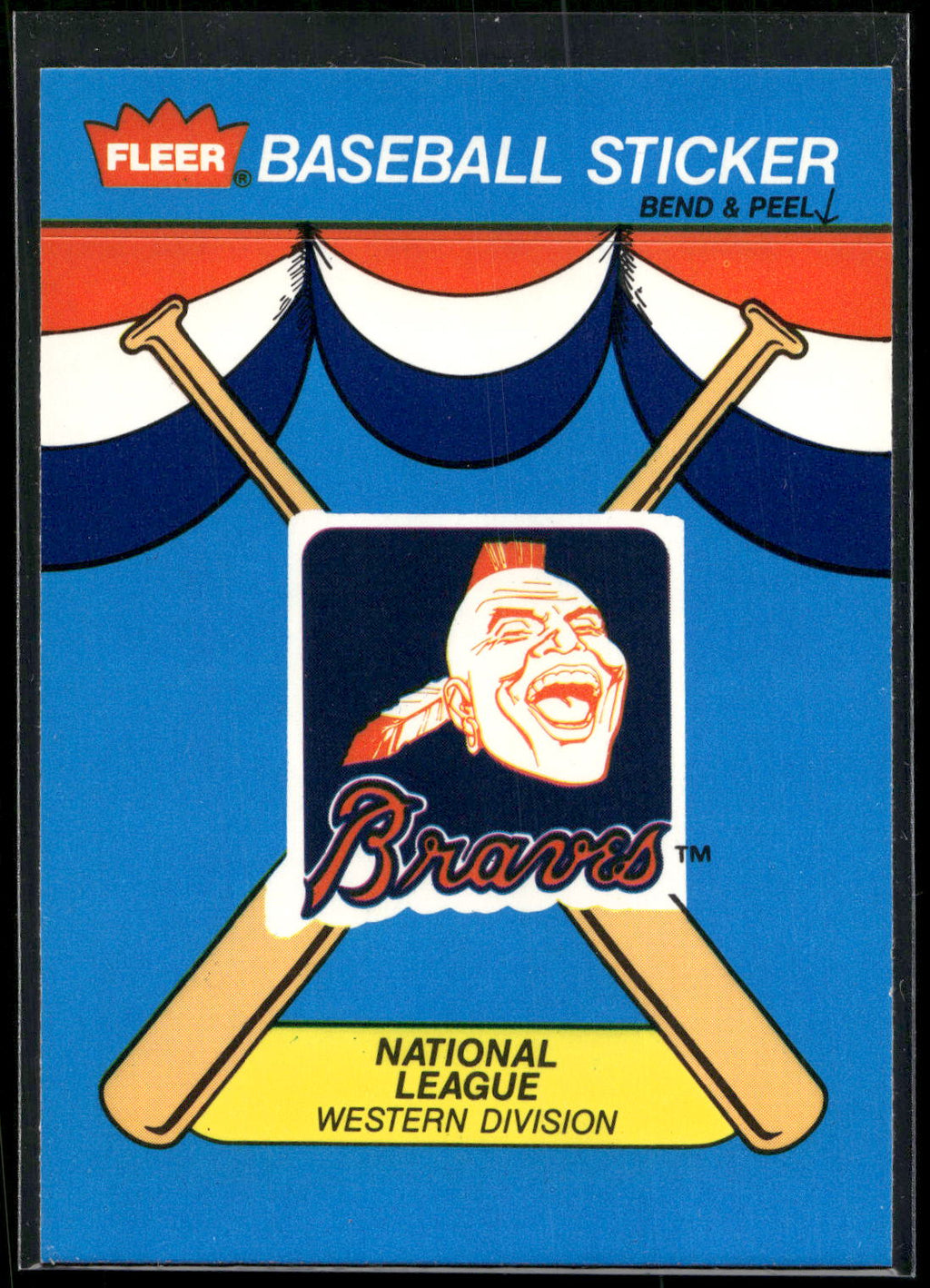 1989 Fleer #NNO Atlanta Braves Team Stickers