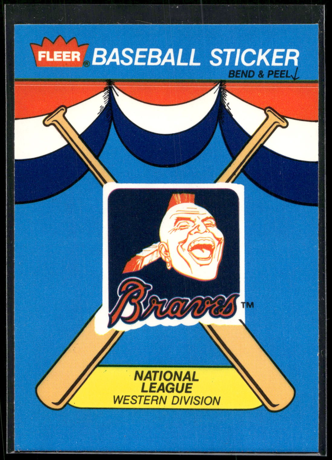 1989 Fleer #NNO Atlanta Braves Team Stickers