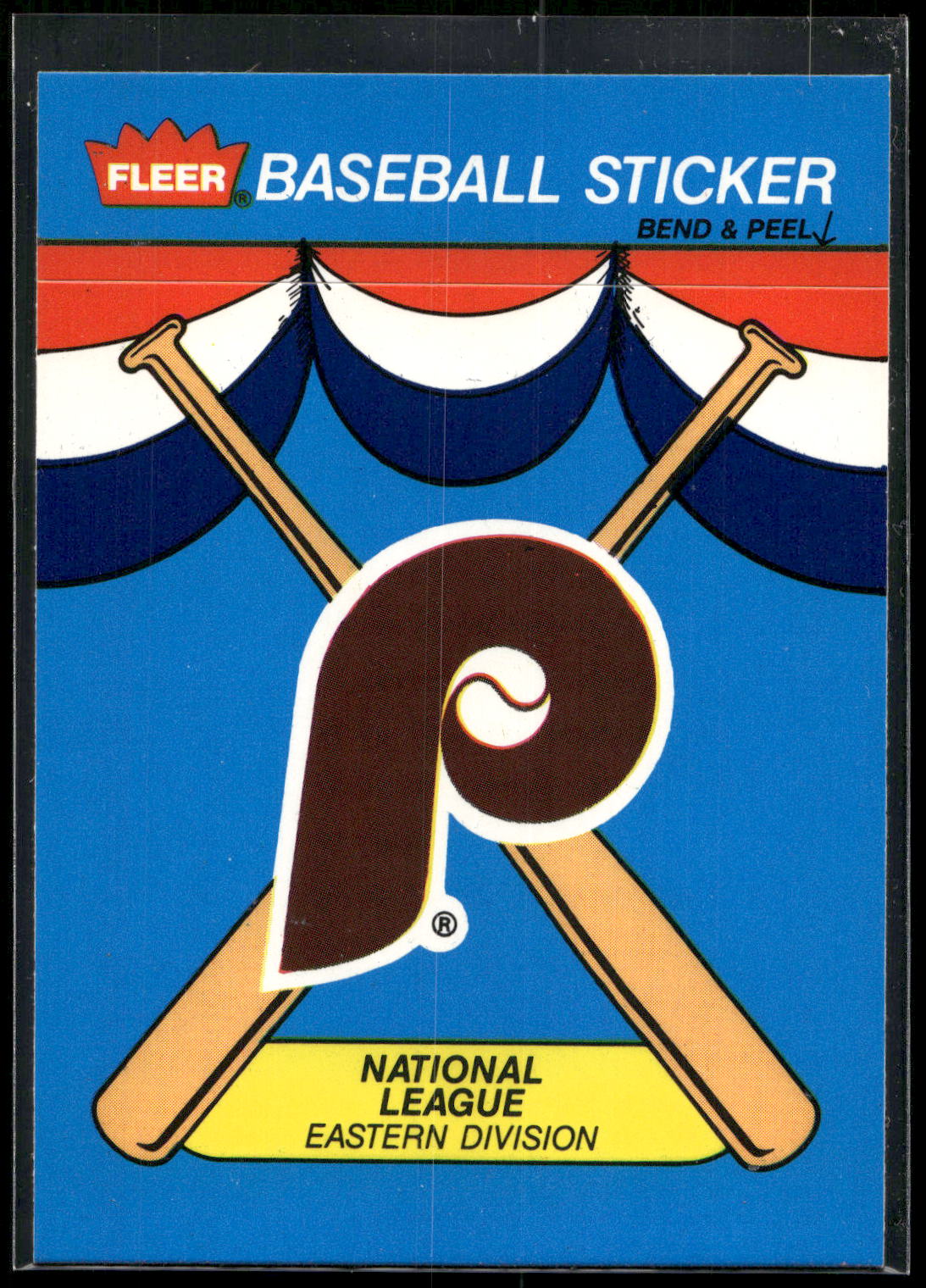 1989 Fleer #NNO Philadelphia Phillies Team Stickers