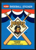 1989 Fleer #NNO Pittsburgh Pirates Team Stickers