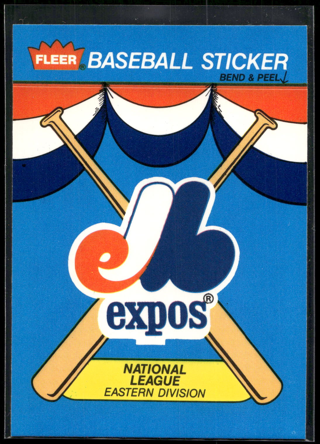 1989 Fleer #NNO Montreal Expos Team Stickers