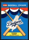 1989 Fleer #NNO Los Angeles Dodgers Team Stickers