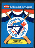1989 Fleer #NNO Toronto Blue Jays Team Stickers