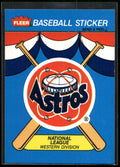 1989 Fleer #NNO Houston Astros Team Stickers