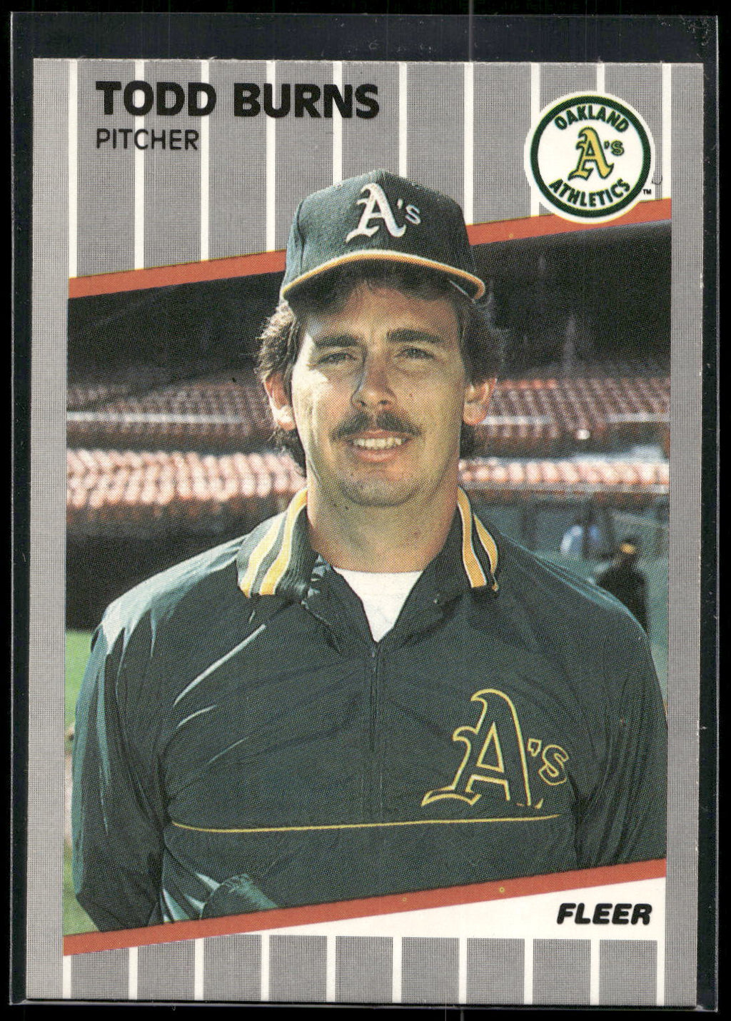 1989 Fleer #3 Todd Burns