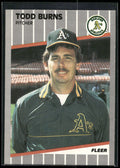 1989 Fleer #3 Todd Burns