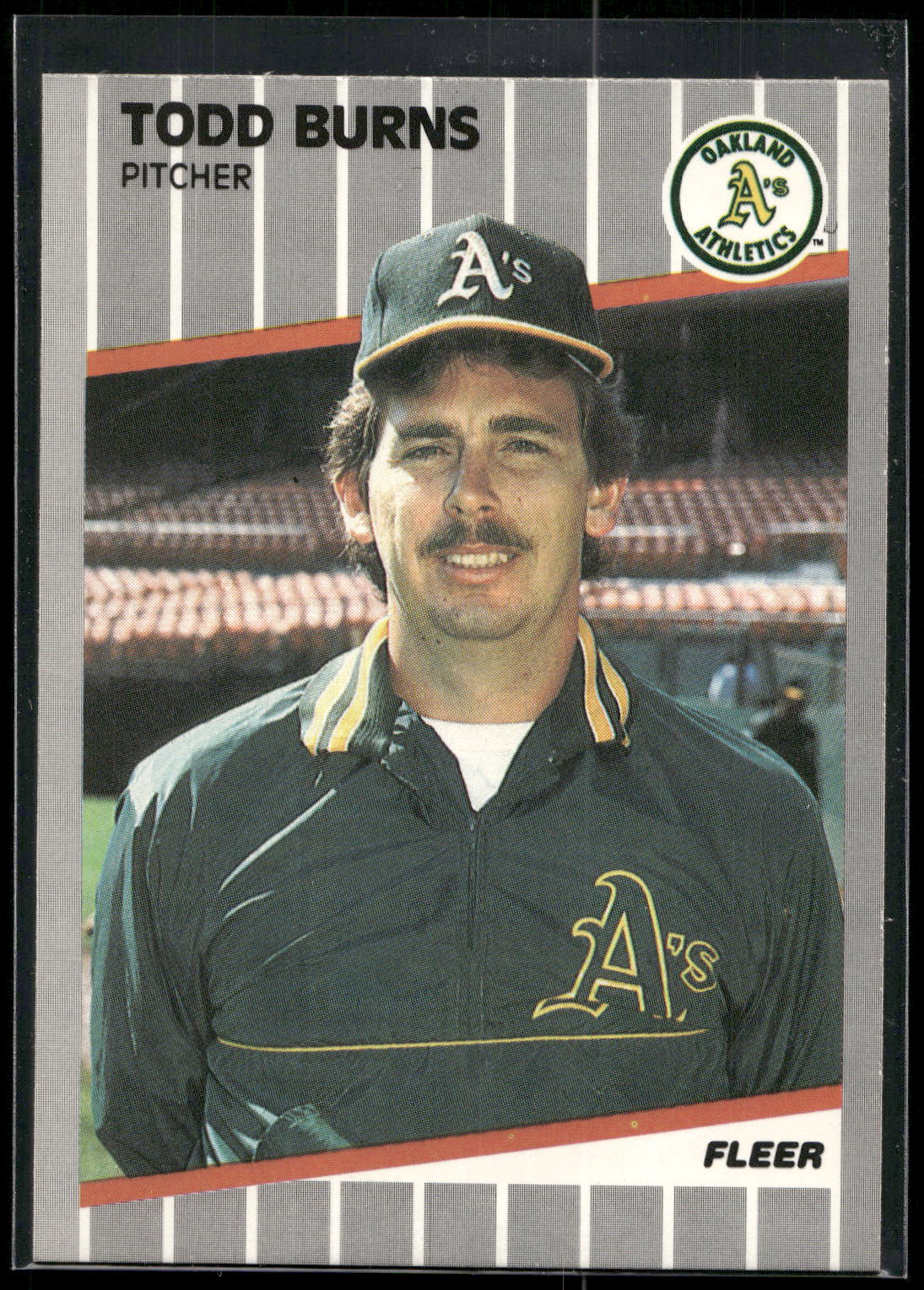 1989 Fleer #3 Todd Burns