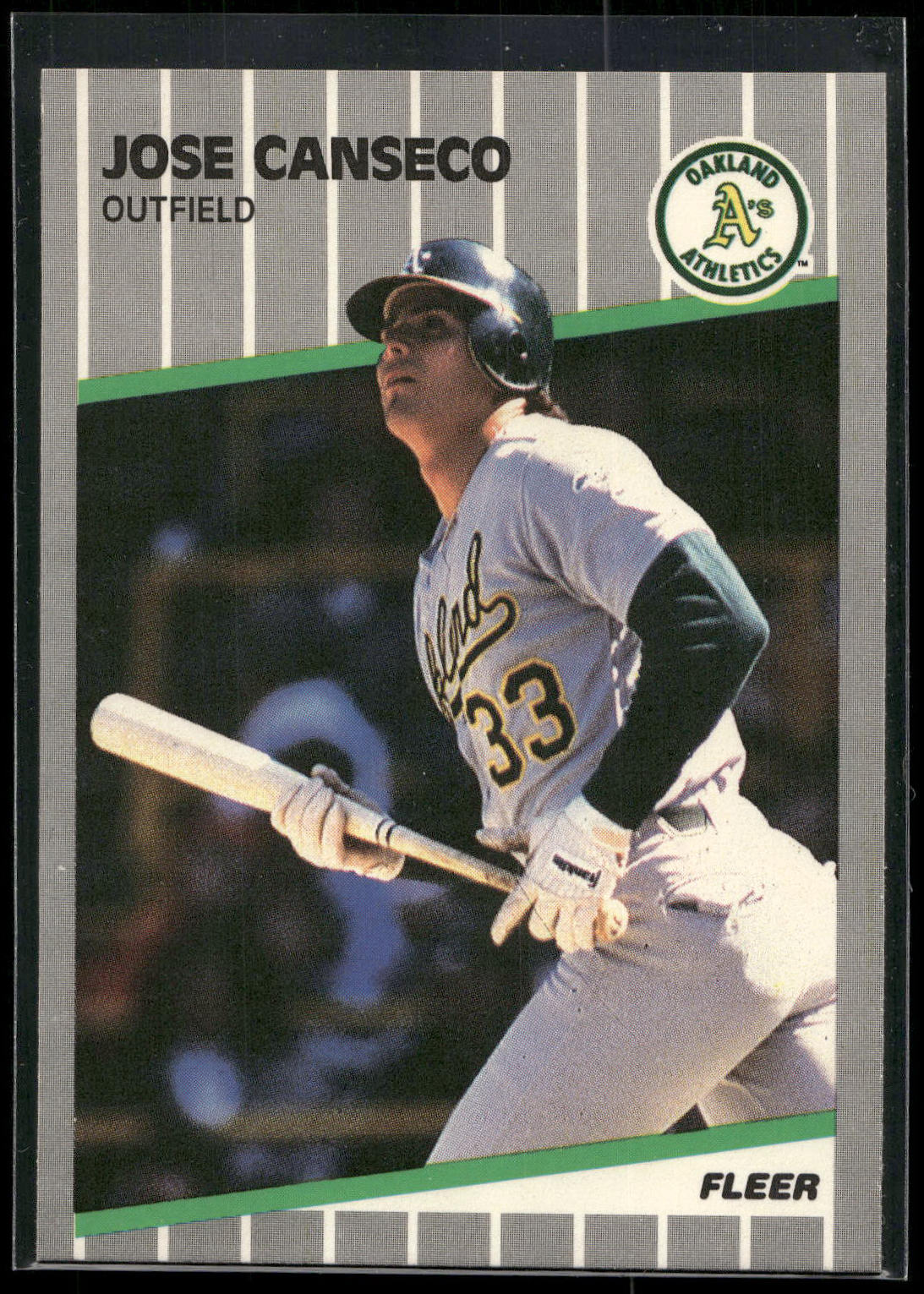 1989 Fleer #5 Jose Canseco