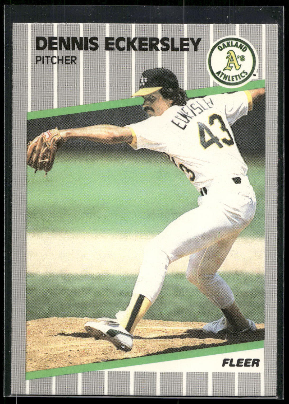 1989 Fleer #7 Dennis Eckersley