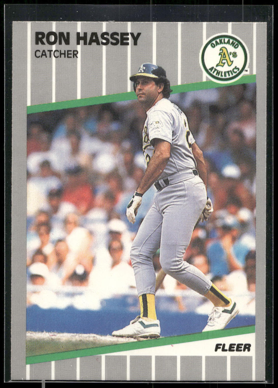 1989 Fleer #9 Ron Hassey