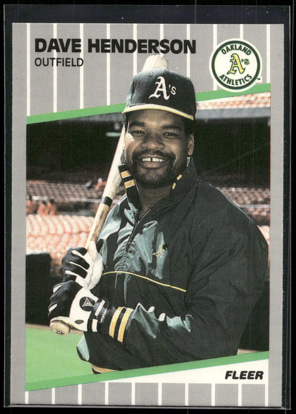 1989 Fleer #10 Dave Henderson