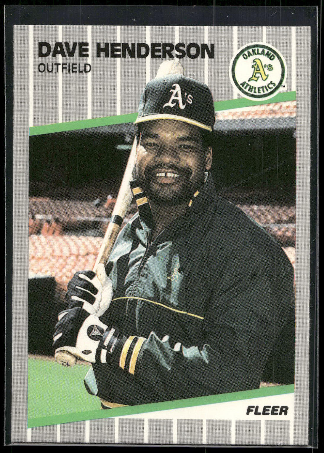 1989 Fleer #10 Dave Henderson