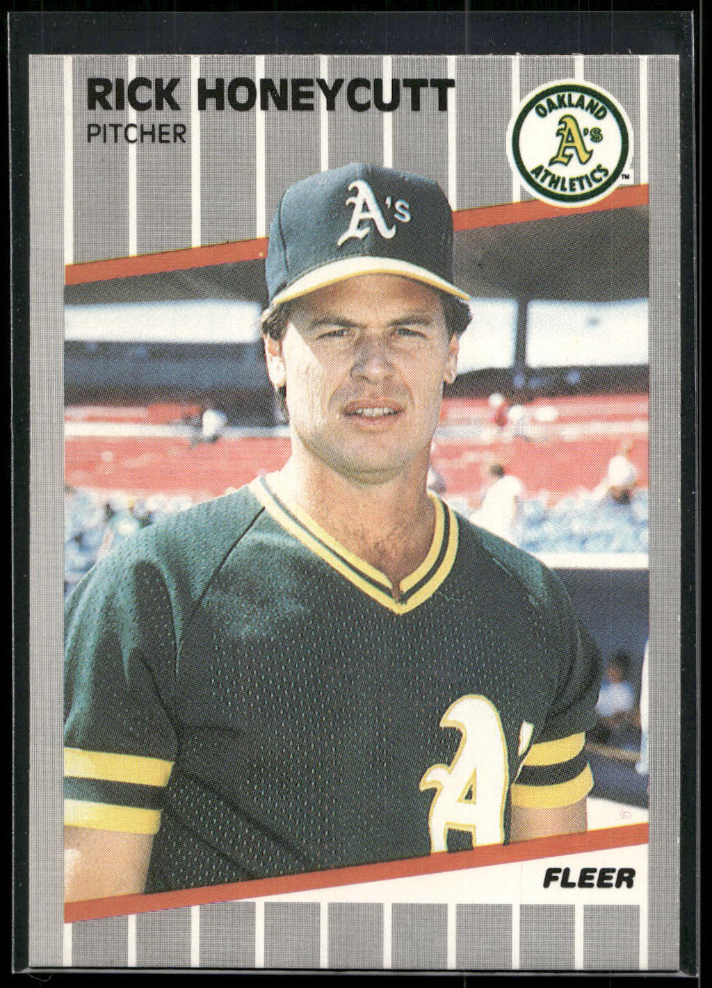 1989 Fleer #11 Rick Honeycutt
