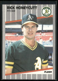 1989 Fleer #11 Rick Honeycutt