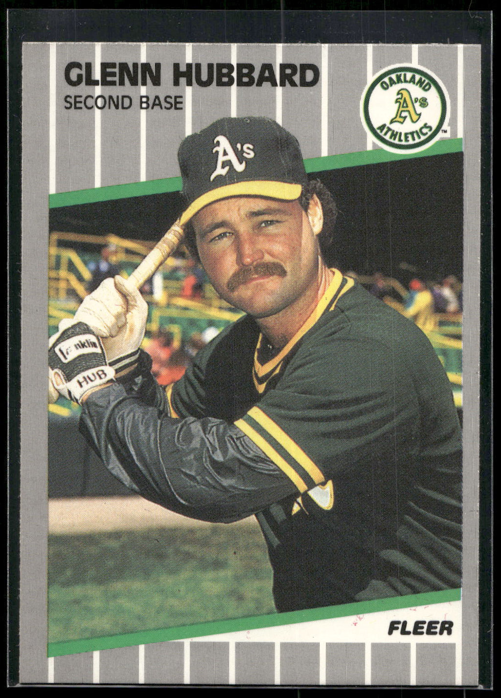 1989 Fleer #12 Glenn Hubbard