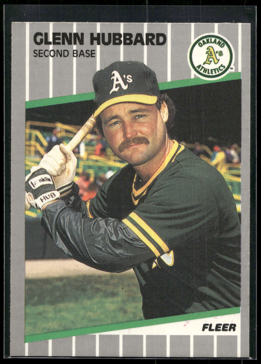1989 Fleer #12 Glenn Hubbard