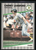 1989 Fleer #16 Carney Lansford