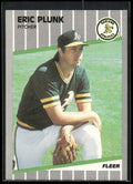 1989 Fleer #20 Eric Plunk