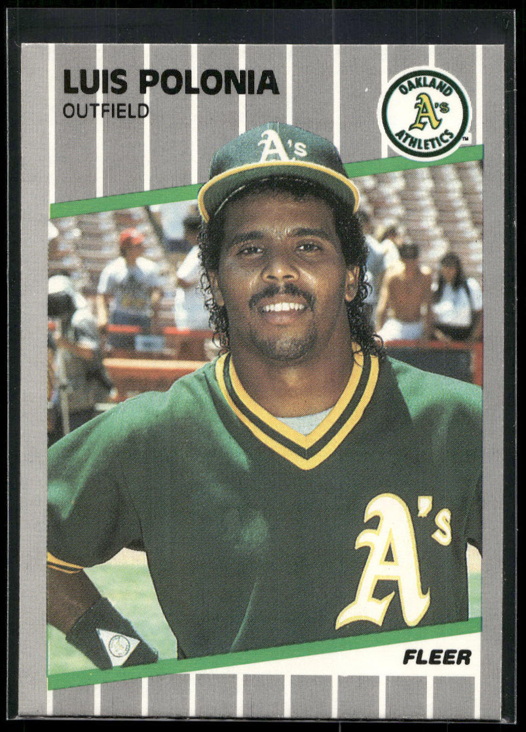 1989 Fleer #21 Luis Polonia
