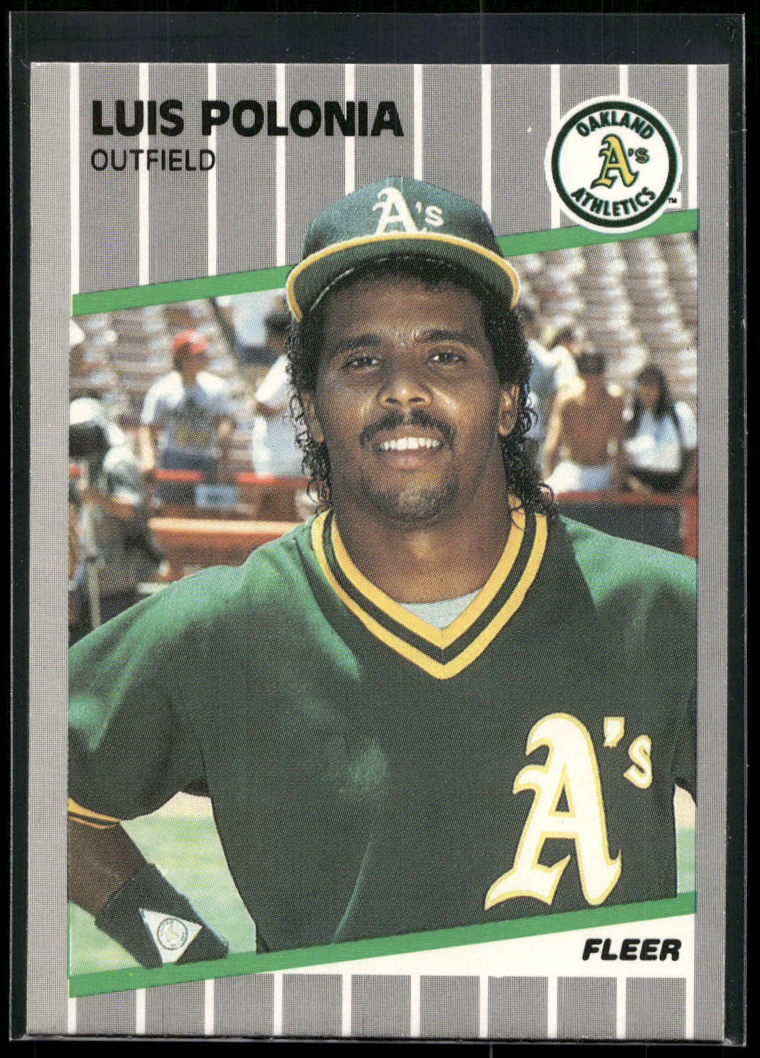 1989 Fleer #21 Luis Polonia