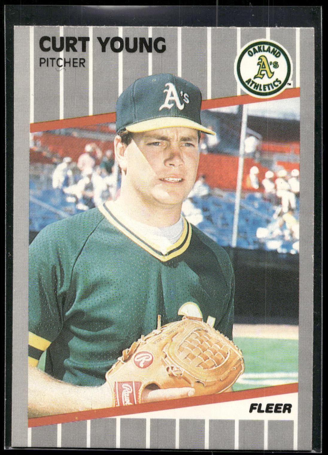 1989 Fleer #26 Curt Young