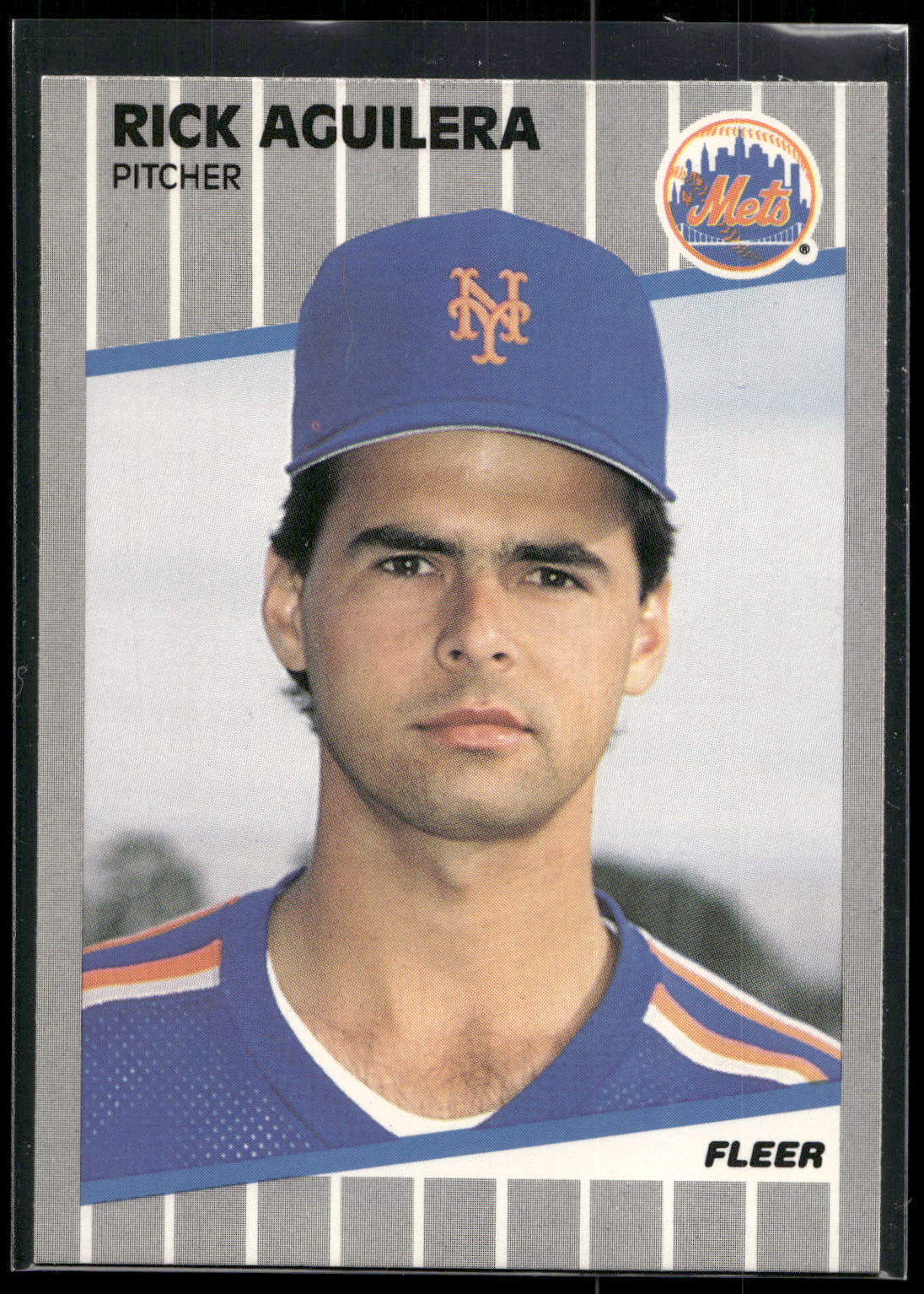 1989 Fleer #27 Rick Aguilera
