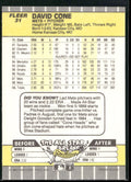1989 Fleer #31 David Cone