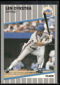 1989 Fleer #33 Len Dykstra