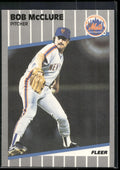 1989 Fleer #42 Bob McClure