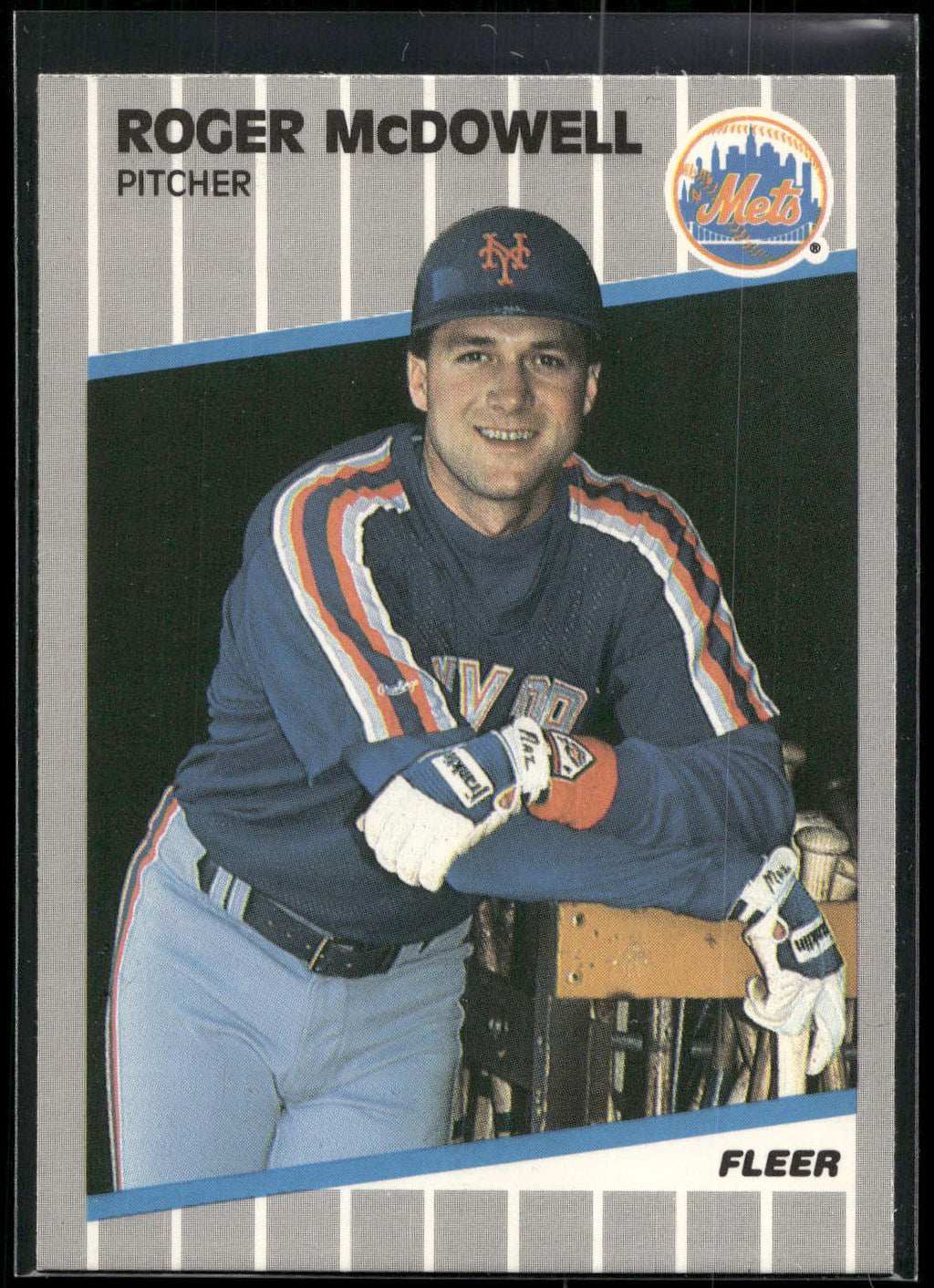 1989 Fleer #43 Roger McDowell