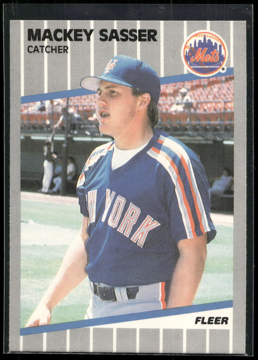 1989 Fleer #48 Mackey Sasser