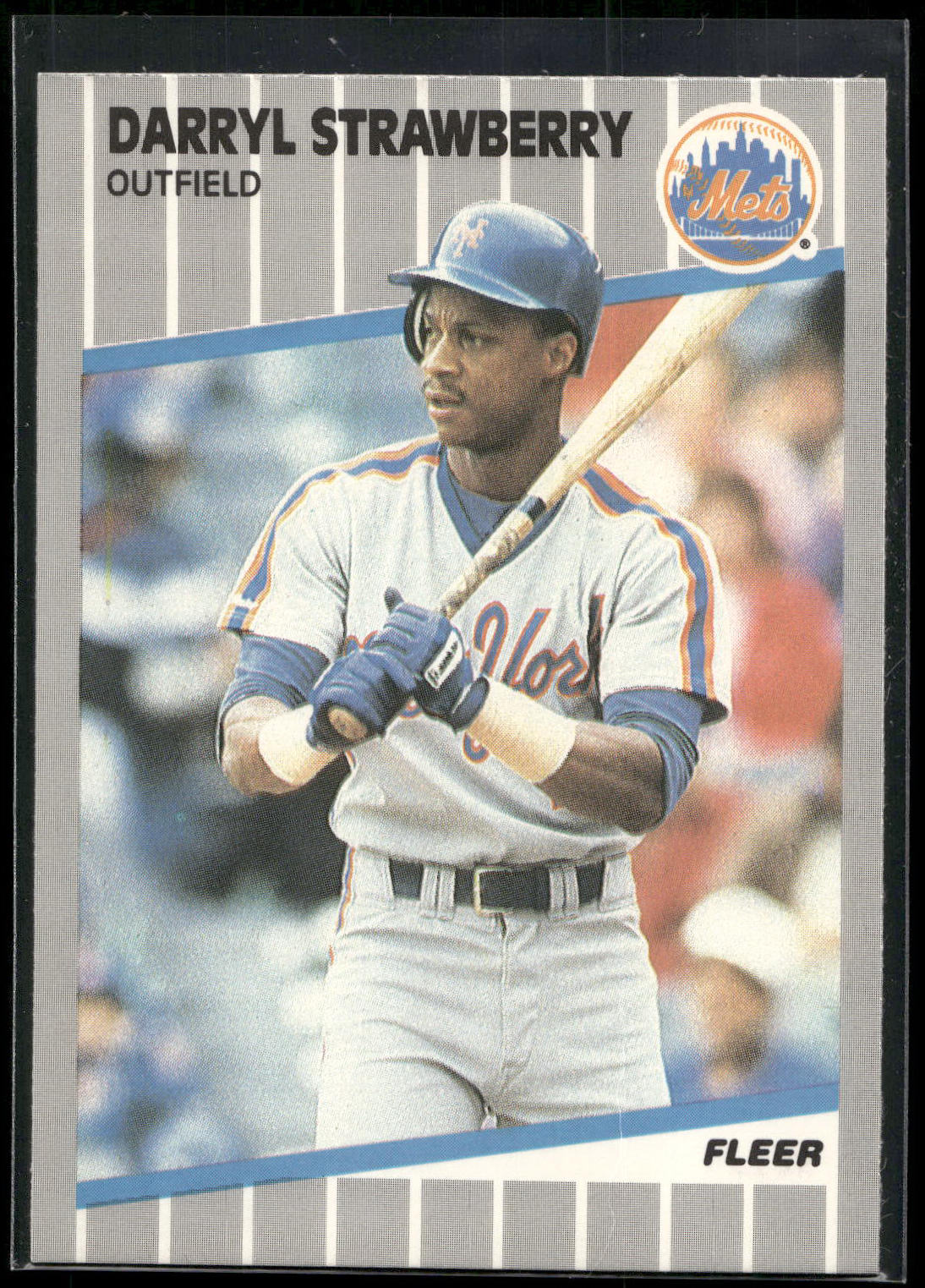 1989 Fleer #49 Darryl Strawberry